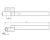 Zentrierstahlhalter / Schaft 7x7 / rechts / ZST 0711 R